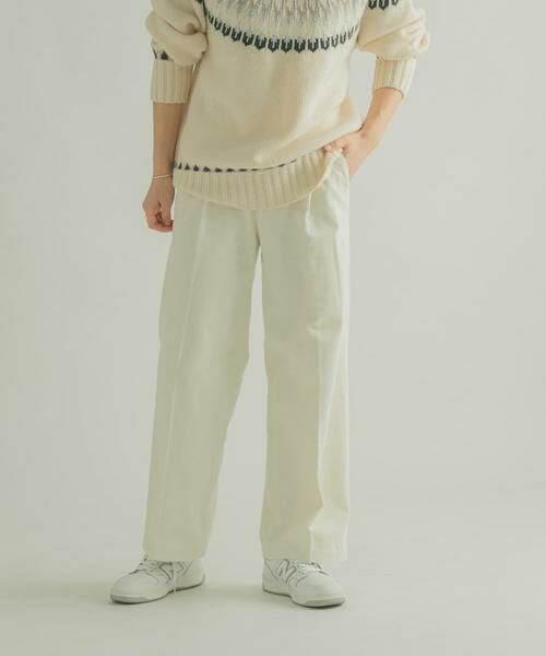 URBAN RESEARCH DOORS / アーバンリサーチ ドアーズ その他パンツ | FORK&SPOON コーデュロイパンツ(アイボリー)