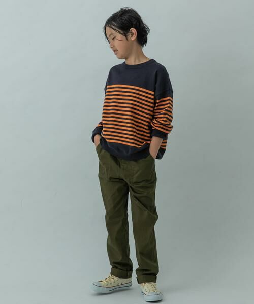 URBAN RESEARCH DOORS / アーバンリサーチ ドアーズ ニット・セーター | FORK&SPOON スーピマコットンボーダーニット(KIDS) | 詳細10