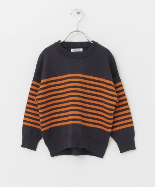 URBAN RESEARCH DOORS / アーバンリサーチ ドアーズ ニット・セーター | FORK&SPOON スーピマコットンボーダーニット(KIDS) | 詳細13