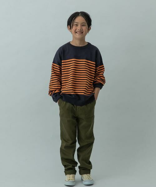 URBAN RESEARCH DOORS / アーバンリサーチ ドアーズ ニット・セーター | FORK&SPOON スーピマコットンボーダーニット(KIDS) | 詳細7
