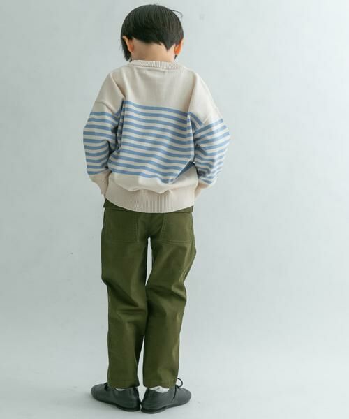 URBAN RESEARCH DOORS / アーバンリサーチ ドアーズ ニット・セーター | FORK&SPOON スーピマコットンボーダーニット(KIDS) | 詳細25