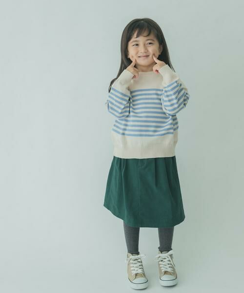 URBAN RESEARCH DOORS / アーバンリサーチ ドアーズ ニット・セーター | FORK&SPOON スーピマコットンボーダーニット(KIDS) | 詳細15