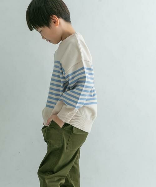 URBAN RESEARCH DOORS / アーバンリサーチ ドアーズ ニット・セーター | FORK&SPOON スーピマコットンボーダーニット(KIDS) | 詳細21