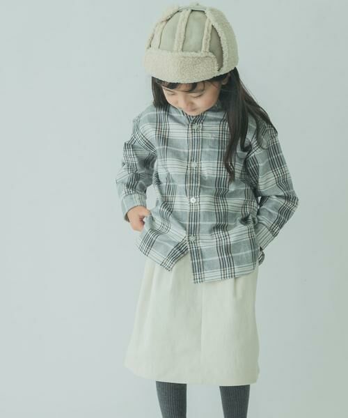 URBAN RESEARCH DOORS / アーバンリサーチ ドアーズ トップス | FORK&SPOON ネルバンドカラールーズシャツ(KIDS) | 詳細8