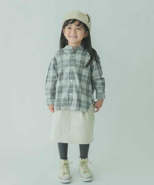 URBAN RESEARCH DOORS / アーバンリサーチ ドアーズ トップス | FORK&SPOON ネルバンドカラールーズシャツ(KIDS) | 詳細10