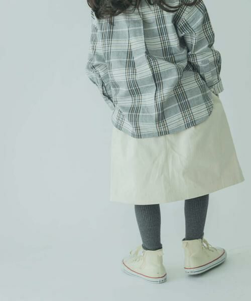 URBAN RESEARCH DOORS / アーバンリサーチ ドアーズ パンツ | 『親子リンク』FORK&SPOON　起毛ツイルタックスカート(KIDS) | 詳細14