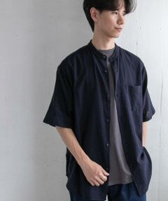 URBAN RESEARCH DOORS / アーバンリサーチ ドアーズ シャツ・ブラウス | FORK&SPOON　パナマバンドカラーシャツ