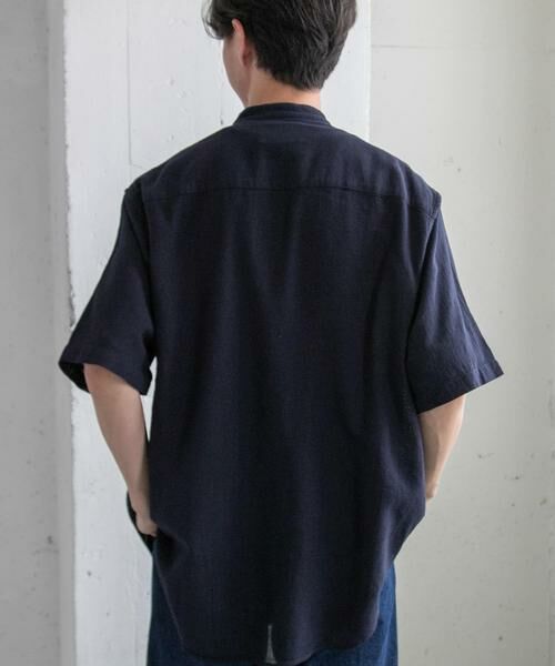 URBAN RESEARCH DOORS / アーバンリサーチ ドアーズ シャツ・ブラウス | FORK&SPOON　パナマバンドカラーシャツ | 詳細2