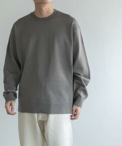 URBAN RESEARCH DOORS / アーバンリサーチ ドアーズ ニット・セーター | FORK&SPOON　ウーステッドヤーンクルーネックニット