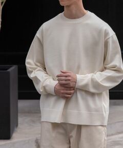 URBAN RESEARCH DOORS / アーバンリサーチ ドアーズ ニット・セーター | FORK&SPOON　ウーステッドヤーンクルーネックニット