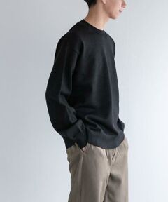 URBAN RESEARCH DOORS / アーバンリサーチ ドアーズ ニット・セーター | FORK&SPOON　ウーステッドヤーンクルーネックニット