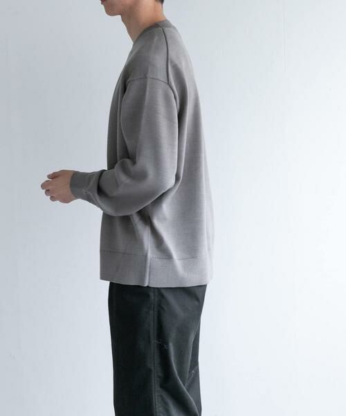 URBAN RESEARCH DOORS / アーバンリサーチ ドアーズ ニット・セーター | FORK&SPOON　ウーステッドヤーンクルーネックニット | 詳細11