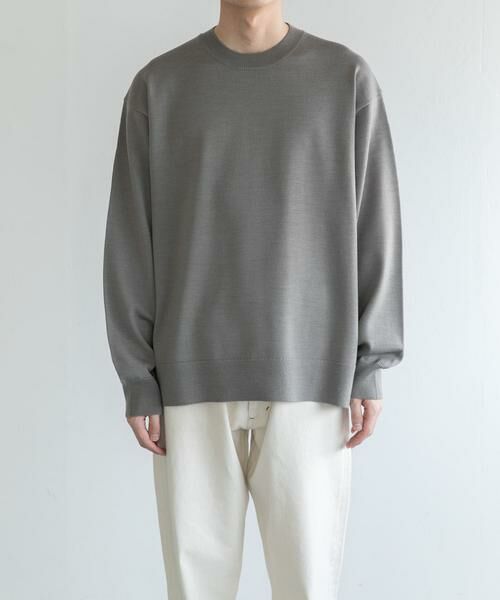 URBAN RESEARCH DOORS / アーバンリサーチ ドアーズ ニット・セーター | FORK&SPOON　ウーステッドヤーンクルーネックニット | 詳細14