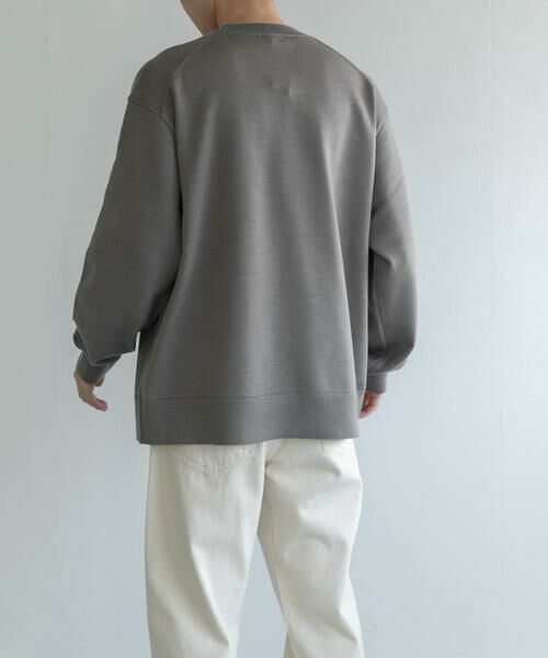 URBAN RESEARCH DOORS / アーバンリサーチ ドアーズ ニット・セーター | FORK&SPOON　ウーステッドヤーンクルーネックニット | 詳細4