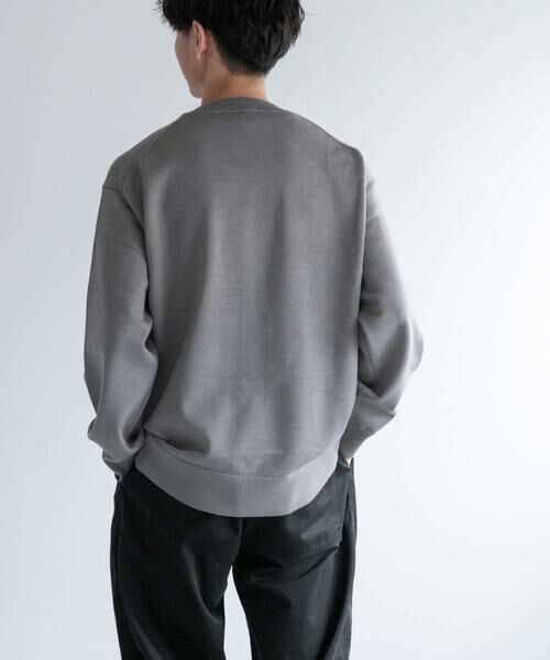 URBAN RESEARCH DOORS / アーバンリサーチ ドアーズ ニット・セーター | FORK&SPOON　ウーステッドヤーンクルーネックニット | 詳細8