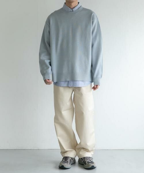 URBAN RESEARCH DOORS / アーバンリサーチ ドアーズ ニット・セーター | FORK&SPOON　ウーステッドヤーンクルーネックニット | 詳細30