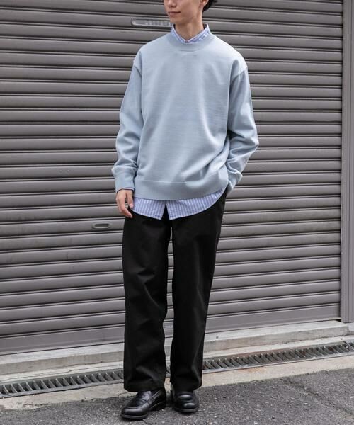 URBAN RESEARCH DOORS / アーバンリサーチ ドアーズ ニット・セーター | FORK&SPOON　ウーステッドヤーンクルーネックニット | 詳細25