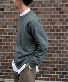 URBAN RESEARCH DOORS / アーバンリサーチ ドアーズ ニット・セーター | FORK&SPOON　ウールアセテートクルーネックニット