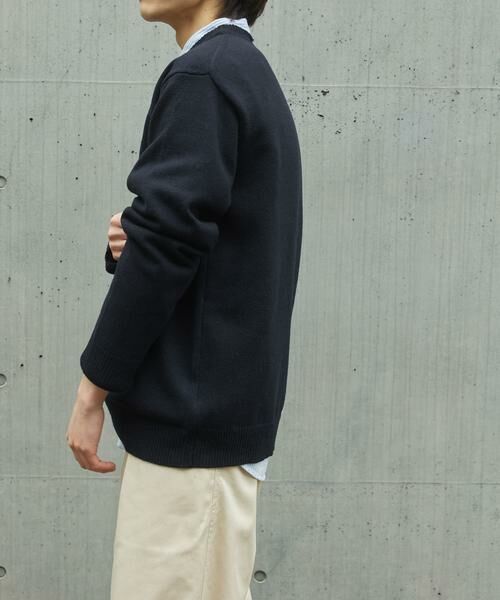 URBAN RESEARCH DOORS / アーバンリサーチ ドアーズ ニット・セーター | FORK&SPOON　ウールアセテートクルーネックニット | 詳細1