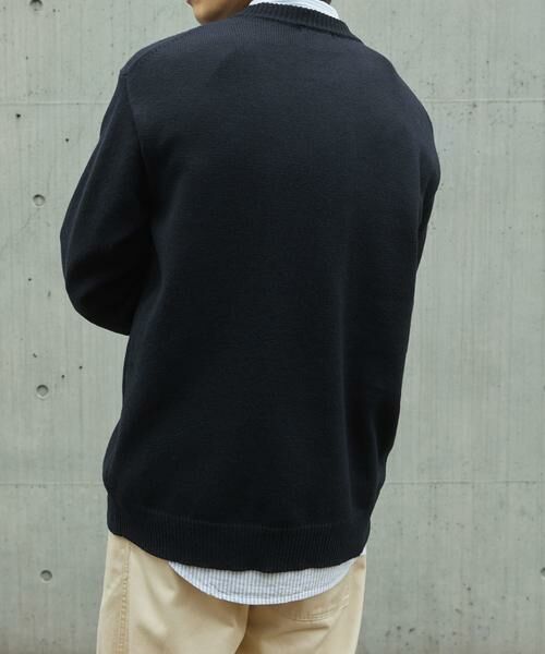 URBAN RESEARCH DOORS / アーバンリサーチ ドアーズ ニット・セーター | FORK&SPOON　ウールアセテートクルーネックニット | 詳細2