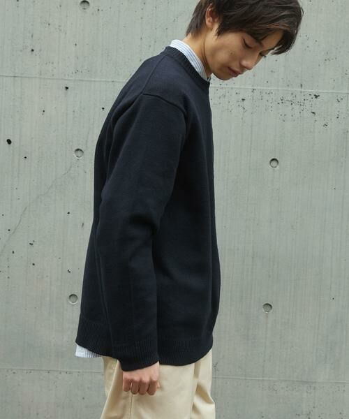 URBAN RESEARCH DOORS / アーバンリサーチ ドアーズ ニット・セーター | FORK&SPOON　ウールアセテートクルーネックニット | 詳細3