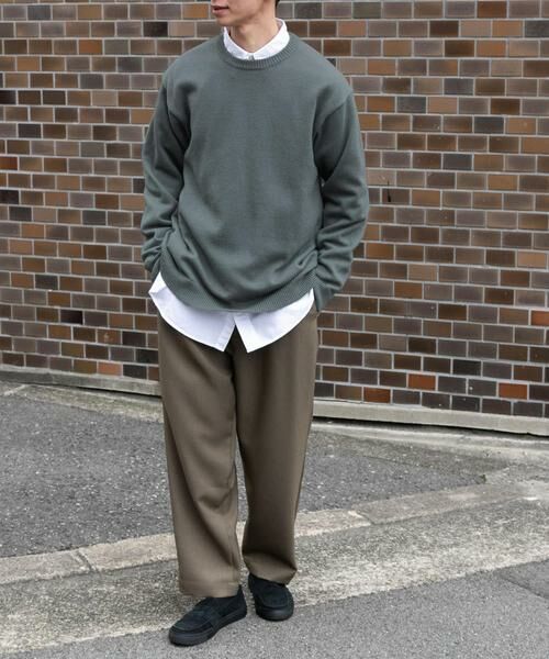 URBAN RESEARCH DOORS / アーバンリサーチ ドアーズ ニット・セーター | FORK&SPOON　ウールアセテートクルーネックニット | 詳細10