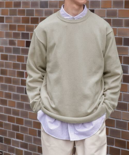 URBAN RESEARCH DOORS / アーバンリサーチ ドアーズ ニット・セーター | FORK&SPOON　ウールアセテートクルーネックニット | 詳細15
