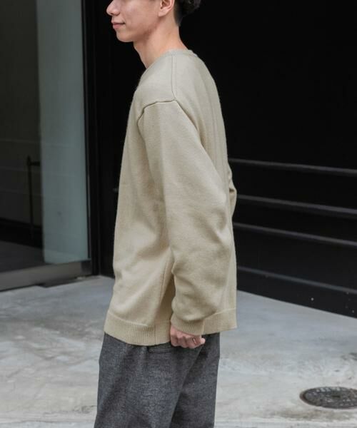 URBAN RESEARCH DOORS / アーバンリサーチ ドアーズ ニット・セーター | FORK&SPOON　ウールアセテートクルーネックニット | 詳細25
