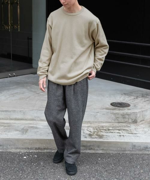 URBAN RESEARCH DOORS / アーバンリサーチ ドアーズ ニット・セーター | FORK&SPOON　ウールアセテートクルーネックニット | 詳細26