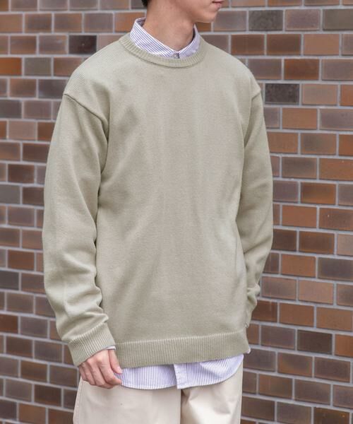 URBAN RESEARCH DOORS / アーバンリサーチ ドアーズ ニット・セーター | FORK&SPOON　ウールアセテートクルーネックニット | 詳細16