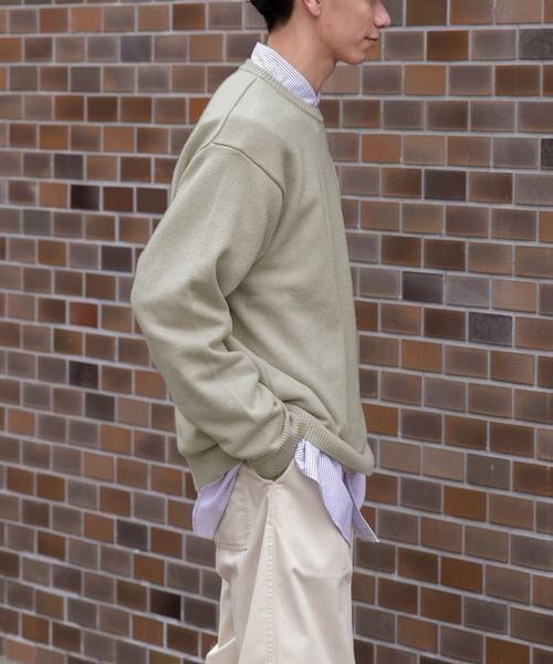 URBAN RESEARCH DOORS / アーバンリサーチ ドアーズ ニット・セーター | FORK&SPOON　ウールアセテートクルーネックニット | 詳細17