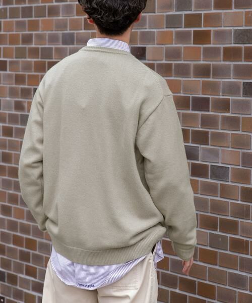 URBAN RESEARCH DOORS / アーバンリサーチ ドアーズ ニット・セーター | FORK&SPOON　ウールアセテートクルーネックニット | 詳細18