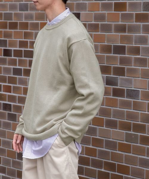 URBAN RESEARCH DOORS / アーバンリサーチ ドアーズ ニット・セーター | FORK&SPOON　ウールアセテートクルーネックニット | 詳細20