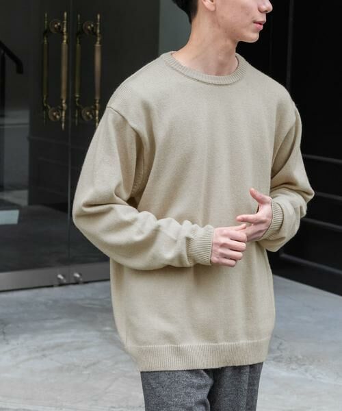 URBAN RESEARCH DOORS / アーバンリサーチ ドアーズ ニット・セーター | FORK&SPOON　ウールアセテートクルーネックニット | 詳細23