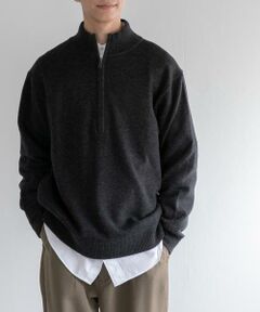 URBAN RESEARCH DOORS / アーバンリサーチ ドアーズ ニット・セーター | FORK&SPOON　ハーフジップニット