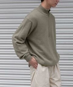 URBAN RESEARCH DOORS / アーバンリサーチ ドアーズ ニット・セーター | FORK&SPOON　ハーフジップニット