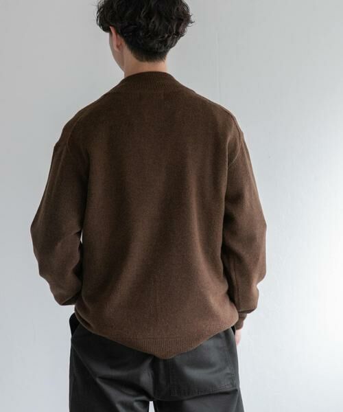 URBAN RESEARCH DOORS / アーバンリサーチ ドアーズ ニット・セーター | FORK&SPOON　ハーフジップニット | 詳細3