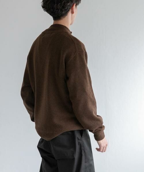 URBAN RESEARCH DOORS / アーバンリサーチ ドアーズ ニット・セーター | FORK&SPOON　ハーフジップニット | 詳細4