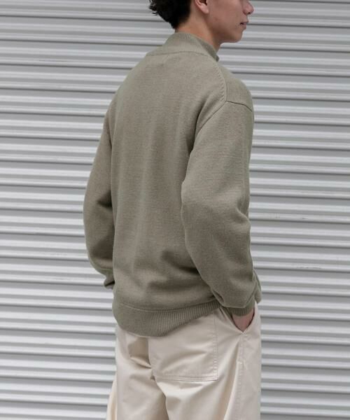 URBAN RESEARCH DOORS / アーバンリサーチ ドアーズ ニット・セーター | FORK&SPOON　ハーフジップニット | 詳細17