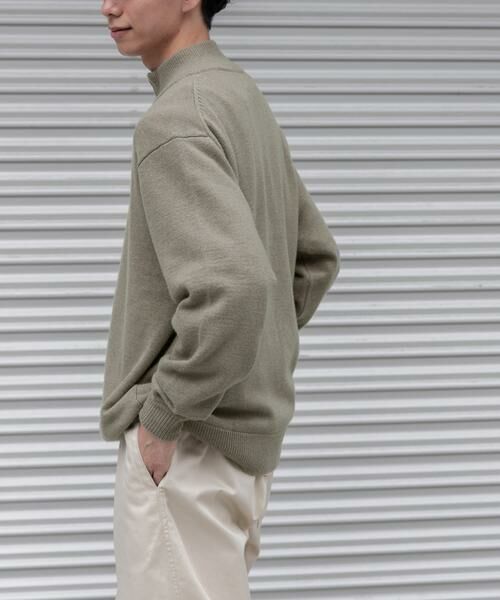 URBAN RESEARCH DOORS / アーバンリサーチ ドアーズ ニット・セーター | FORK&SPOON　ハーフジップニット | 詳細19