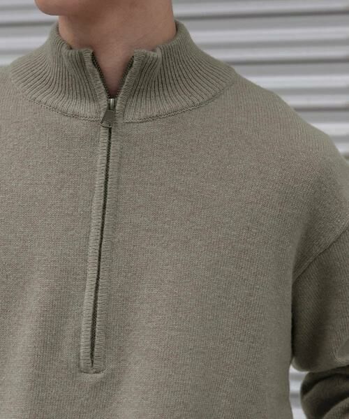 URBAN RESEARCH DOORS / アーバンリサーチ ドアーズ ニット・セーター | FORK&SPOON　ハーフジップニット | 詳細23