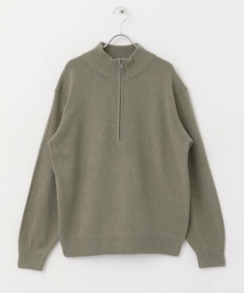 URBAN RESEARCH DOORS / アーバンリサーチ ドアーズ ニット・セーター | FORK&SPOON　ハーフジップニット | 詳細25