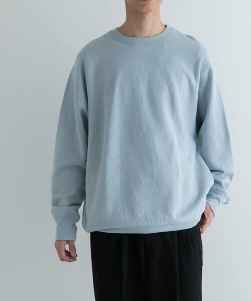 URBAN RESEARCH DOORS / アーバンリサーチ ドアーズ スウェット | FORK&SPOON　スーピマコットン混反毛クルーネックスウェット | 詳細1