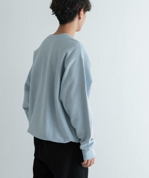 URBAN RESEARCH DOORS / アーバンリサーチ ドアーズ スウェット | FORK&SPOON　スーピマコットン混反毛クルーネックスウェット | 詳細3