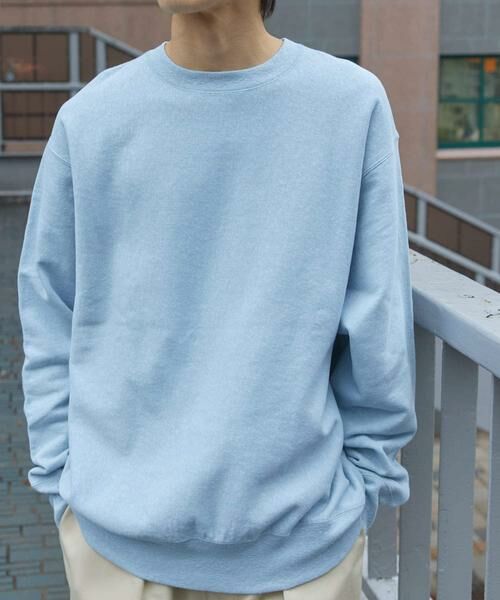 URBAN RESEARCH DOORS / アーバンリサーチ ドアーズ スウェット | FORK&SPOON　スーピマコットン混反毛クルーネックスウェット | 詳細5