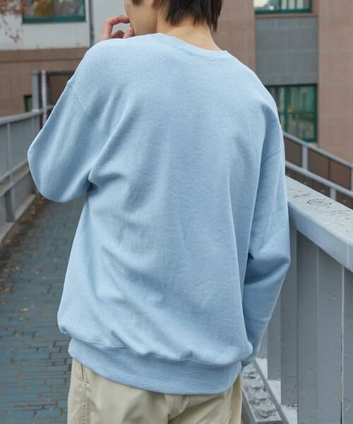 URBAN RESEARCH DOORS / アーバンリサーチ ドアーズ スウェット | FORK&SPOON　スーピマコットン混反毛クルーネックスウェット | 詳細8