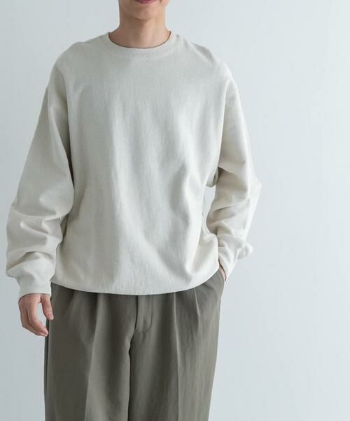 URBAN RESEARCH DOORS / アーバンリサーチ ドアーズ スウェット | FORK&SPOON　スーピマコットン混反毛クルーネックスウェット | 詳細11