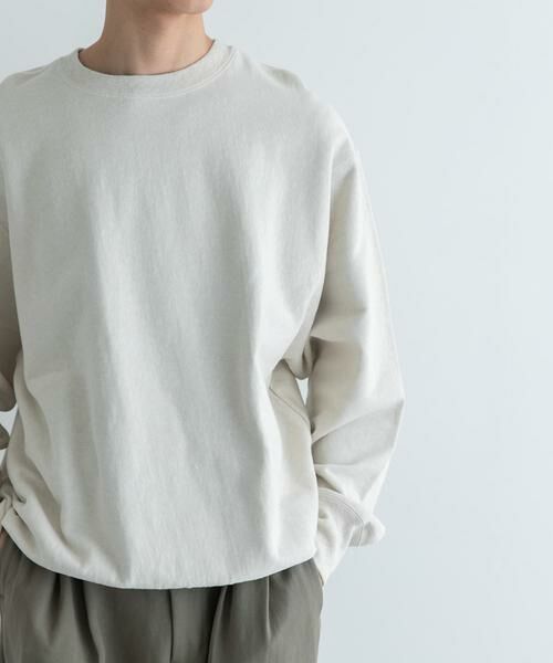 URBAN RESEARCH DOORS / アーバンリサーチ ドアーズ スウェット | FORK&SPOON　スーピマコットン混反毛クルーネックスウェット | 詳細12