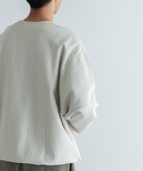 URBAN RESEARCH DOORS / アーバンリサーチ ドアーズ スウェット | FORK&SPOON　スーピマコットン混反毛クルーネックスウェット | 詳細13