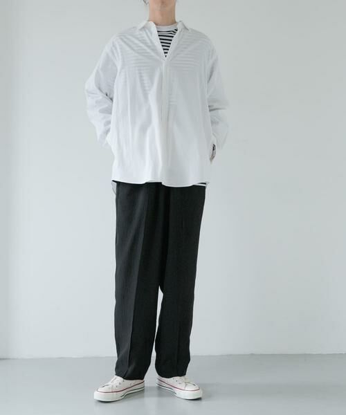 URBAN RESEARCH DOORS / アーバンリサーチ ドアーズ シャツ・ブラウス | FORK&SPOON　スナップボタンシャツ | 詳細4